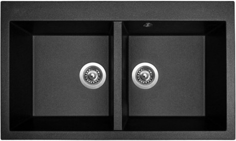 Sinks AMANDA 860 DUO Metalblack